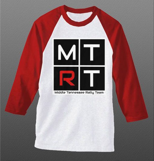 MTRT White Red Sleeves Raglan T shirts