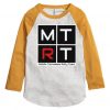 MTRT White Yellow Sleeves Raglan T shirts