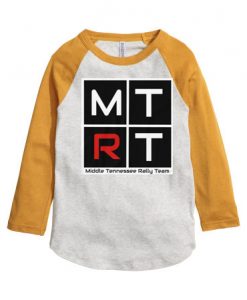 MTRT White Yellow Sleeves Raglan T shirts
