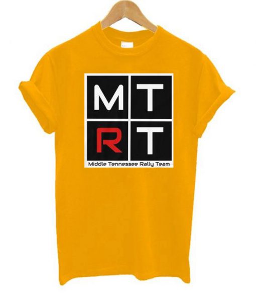 MTRT Yellow tshirts