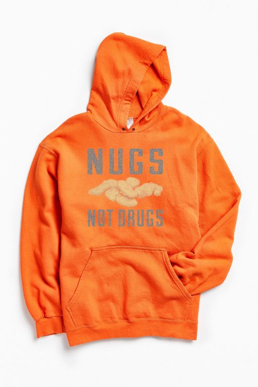 Nugs Not Drugs Orange Hoodie