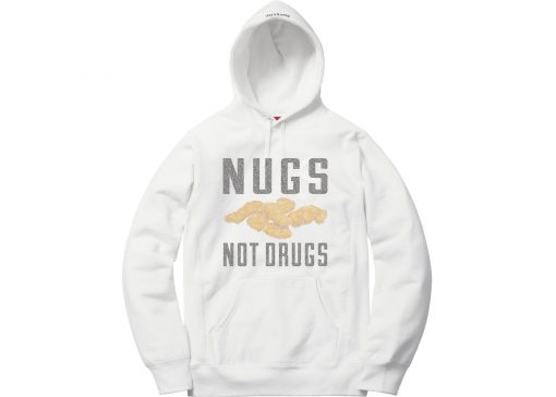 Nugs Not Drugs White Hoodie