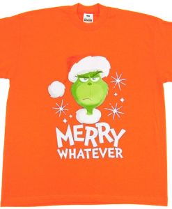 The Grinch Marry Whatever Oange Tshirts