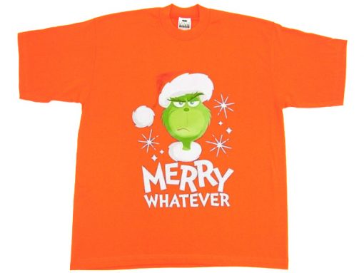 The Grinch Marry Whatever Oange Tshirts