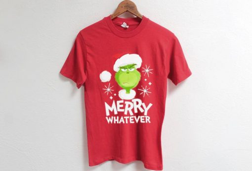 The Grinch Marry Whatever Red Tshirts