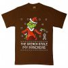 The Grinch Stole My Pancreas BrownTshirts