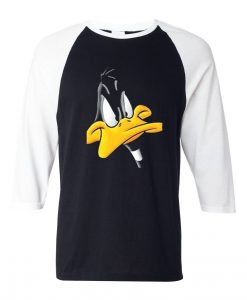 Darkwing Duck Black White Sleeves Raglan Tshirts