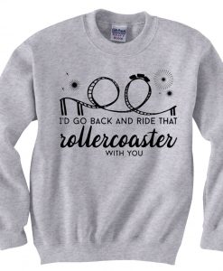 Jonas Brothers Roller Coaster Grey Sweatshirts