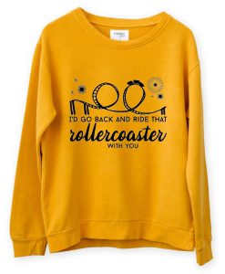 Jonas Brothers Roller Coaster Yellow Sweatshirts