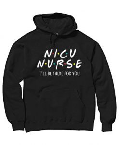 NICU Nurse Black Hoodie