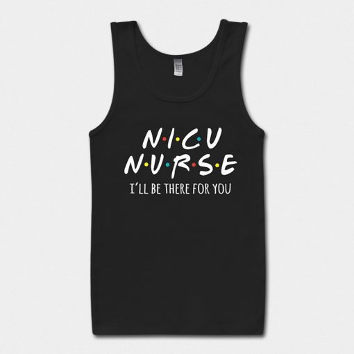 NICU Nurse Black Tank TOP