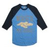 Nugs Not Drugs Blue Black Sleeves Raglan Tees