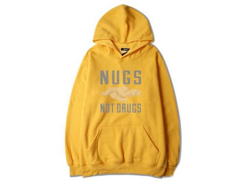 Nugs Not Drugs Yellow Hoodie