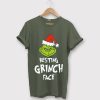 Resting Grinch Face Green Army Tshirts