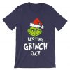 Resting Grinch Face Purple Tshirts