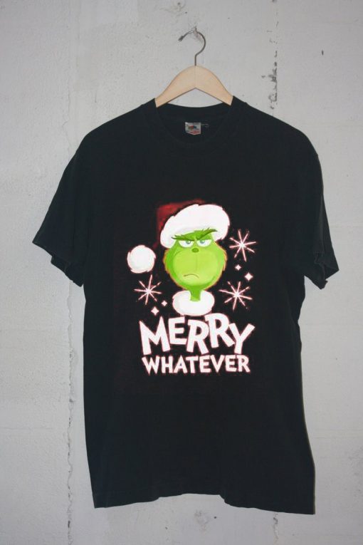 The Grinch Marry Whatever Black Tshirts