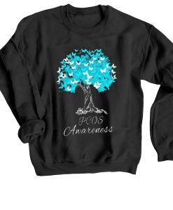 PCOS Awareness BlackSweatshirts