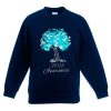 PCOS Awareness Blue Navy Sweatshirts