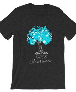 PCOS Awareness Grey Asphalt Tshirts