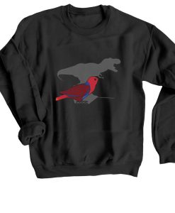 T-rex Female Eclectus Black Sweatshirts