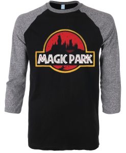 New Design Magic Park Potterhead Black Grey Raglan Tshirts