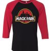 New Design Magic Park Potterhead Black Red Raglan Tshirts