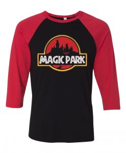 New Design Magic Park Potterhead Black Red Raglan Tshirts