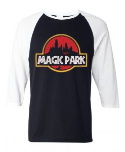 New Design Magic Park Potterhead Black White Raglan Tshirts