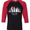 I Am Not Lose Black Red Raglan T shirts