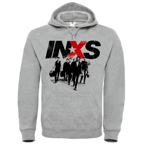 INXS in excess Michael Hutchence The Farriss Brothers Grey Hoodie