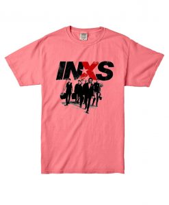 INXS in excess Michael Hutchence The Farriss Brothers Pink T shirts