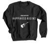 Jonas Brothers Happiness Begins by Guitars Black Sweatshirts