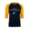 Jonas Brothers Happiness Begins by Guitars Black Yellow Raglan Tshirts