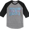 Wouldn t Make a Dent Grey Black Raglan Tees