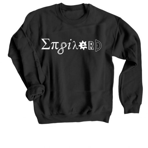 123t Men's Enginerd Black Sweatshirts