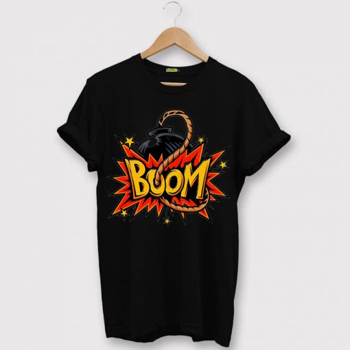 Boom Black T shirts