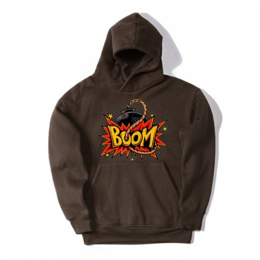 Boom Brown Hoodie