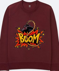 Boom Maroon Sweatshirts