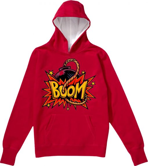 Boom Red Hoodie