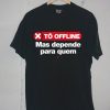 Tô Offline Black T shirts