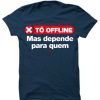 Tô Offline Blue Navy T shirts