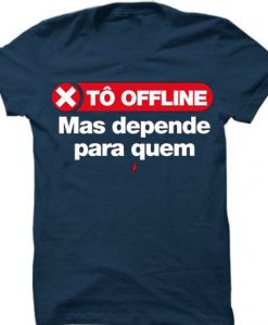 Tô Offline Blue Navy T shirts