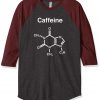 CAFFEINE Grey Brown Raglan Tees