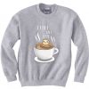 Chill Out Man Sloth Coffee Lover Grey Sweatshirts