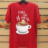 Chill Out Man Sloth Coffee Lover Red T shirts