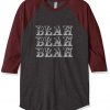 Blah Blah Blah Grey Brown Raglan T shirts