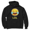 LOL Emticon Black Hoodie