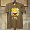 LOL Emticon BrownT shirts