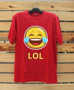 LOL Emticon Red T-Shirt