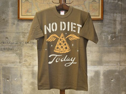 No Diet Today Brown T shirts